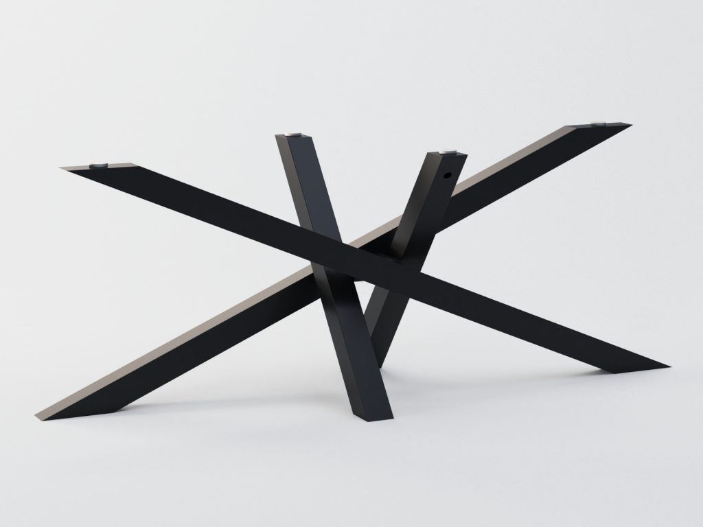 Noga do stołu do blatu szklanego Mediolan XL - obrazek 2