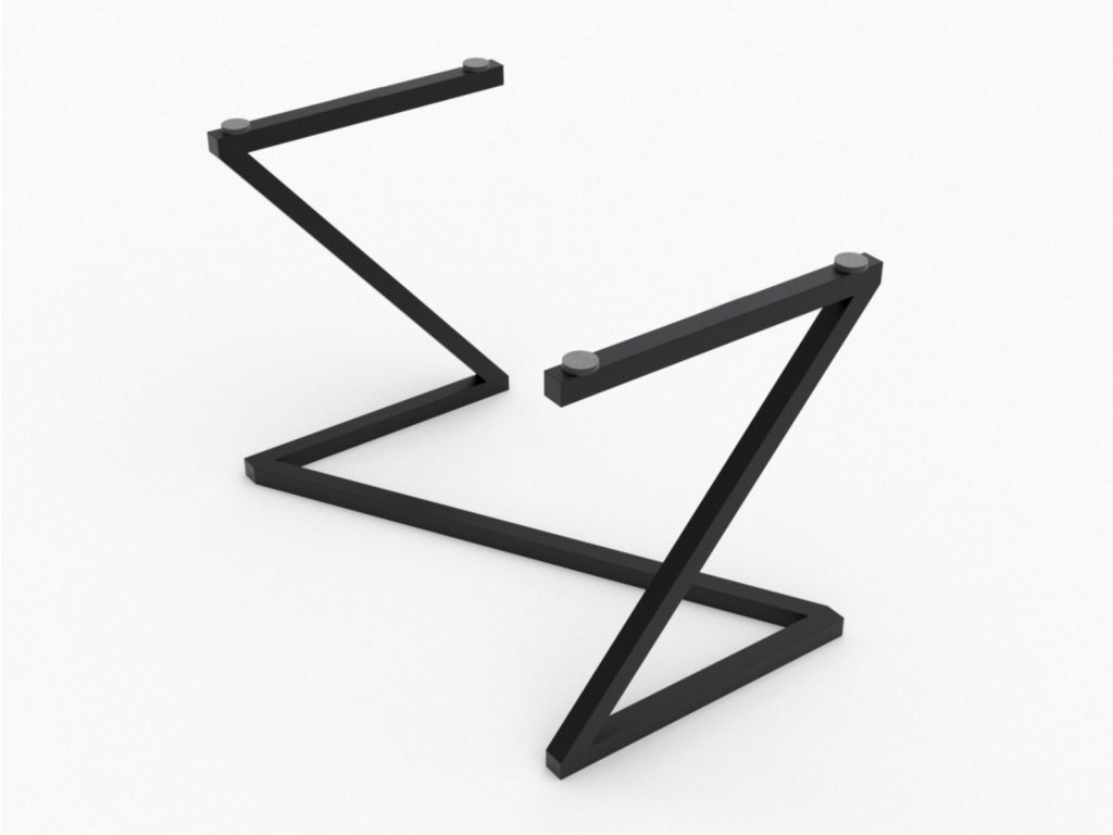 Podstawa do stołu pod blat szklany Gibli - obrazek 3