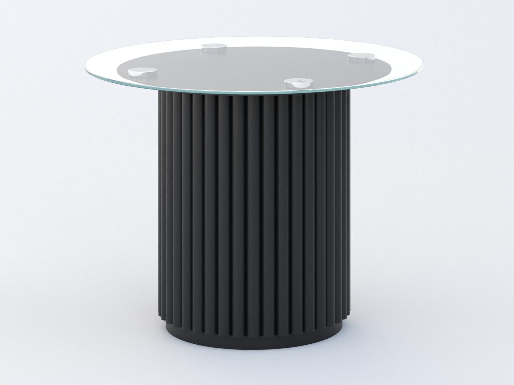 Podstawa metalowa do stolika pod blat szklany Toro M - obrazek 2