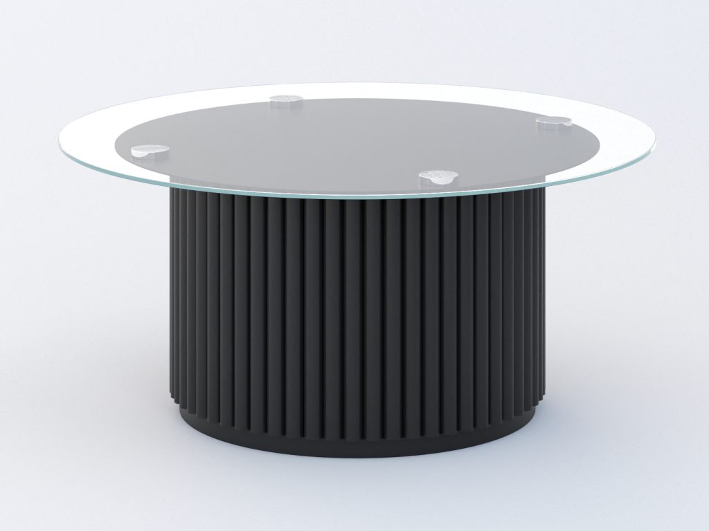 Podstawa metalowa do stolika pod blat szklany Toro XL - obrazek 2