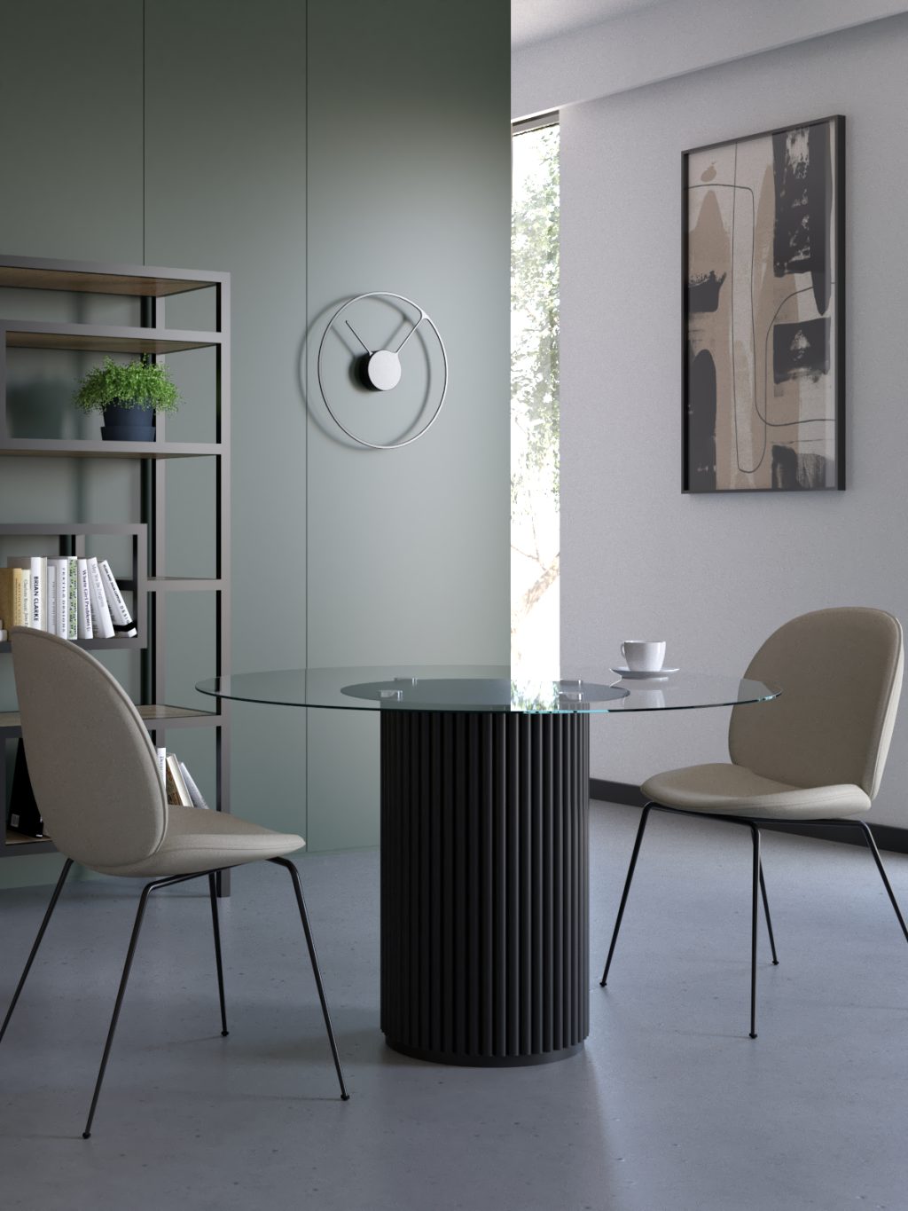 Podstawa metalowa do stołu pod blat szklany Toro S - obrazek 3