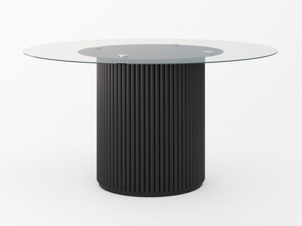 Podstawa metalowa do stołu pod blat szklany Toro M - obrazek 2