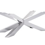 Noga do stolika pod blat szklany Pająk Heavy Chrom L