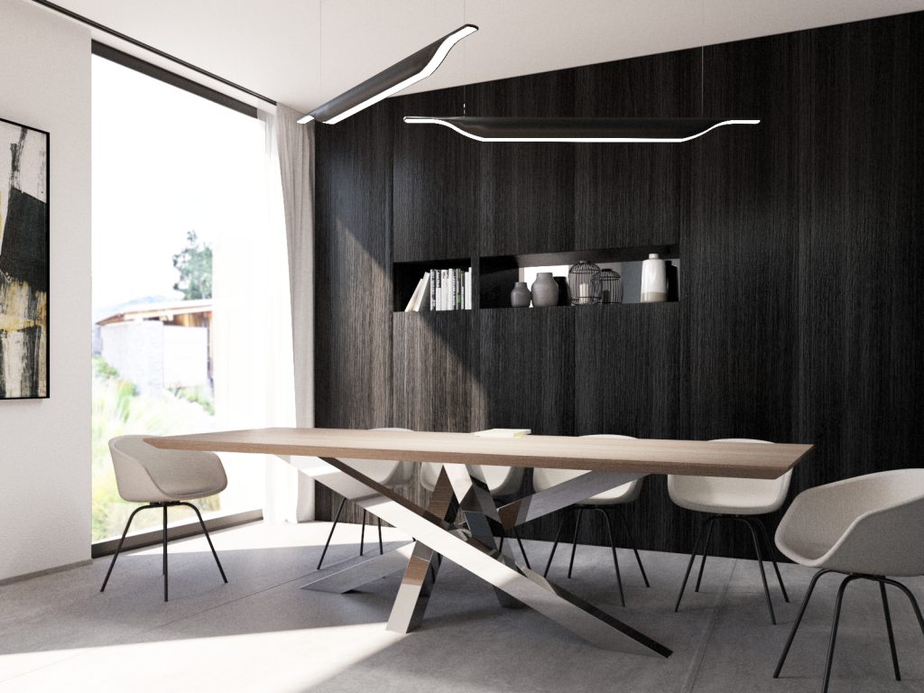 Noga do stołu ze stali nierdzewnej chrom Mediolan Heavy XL - obrazek 4