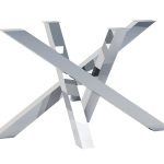 Noga do stołu ze stali nierdzewnej chrom Mediolan M