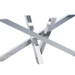 Noga do stołu ze stali nierdzewnej chrom Mediolan L