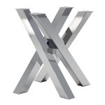 Noga do stołu ze stali nierdzewnej chrom Mediolan S