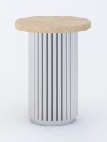 Podstawa ze stali nierdzewnej do stolika Toro S - obrazek 2