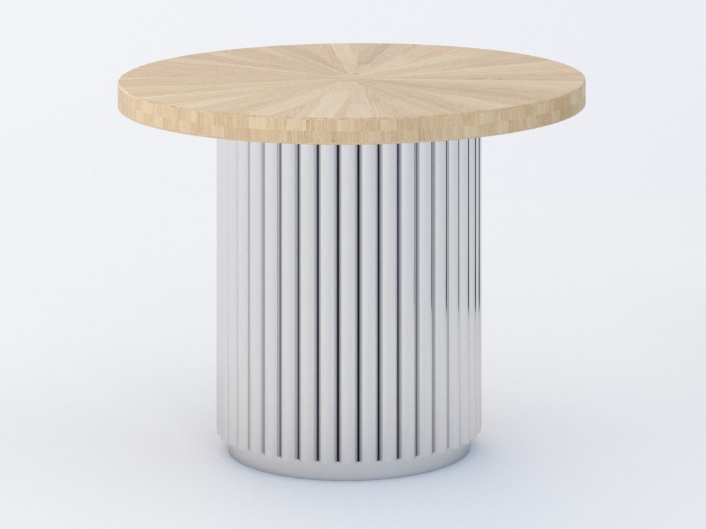 Podstawa ze stali nierdzewnej do stolika Toro M - obrazek 2