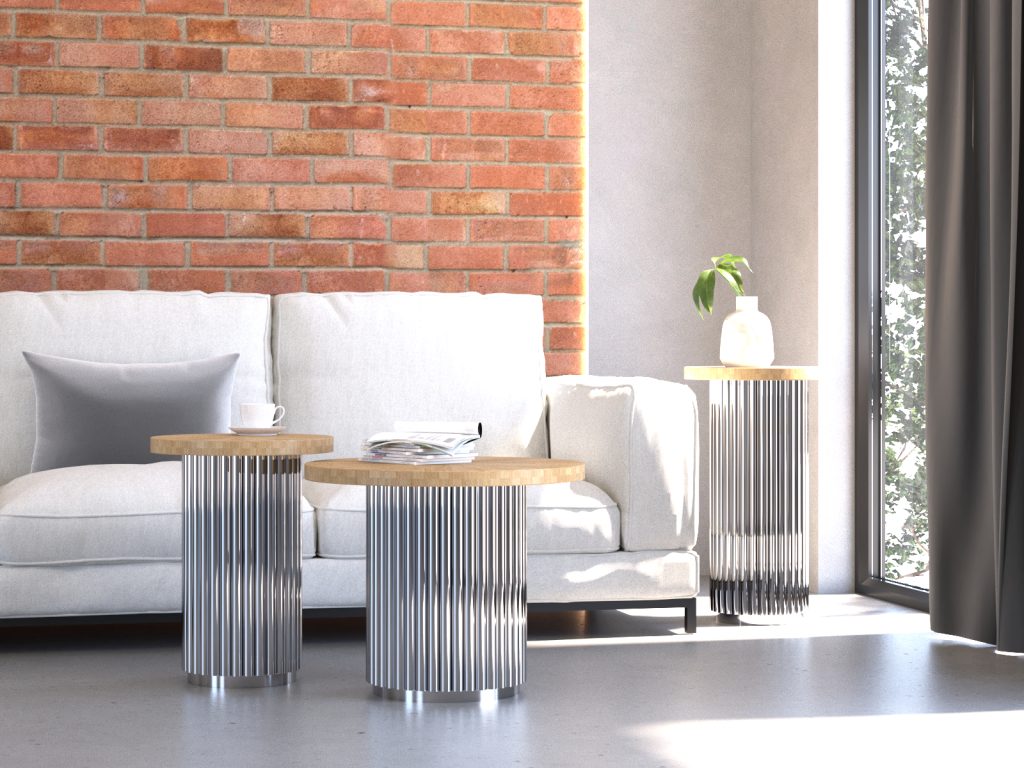 Podstawa ze stali nierdzewnej do stolika Toro L - obrazek 3