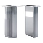 Podstawa ze stali nierdzewnej do stołu Torto S