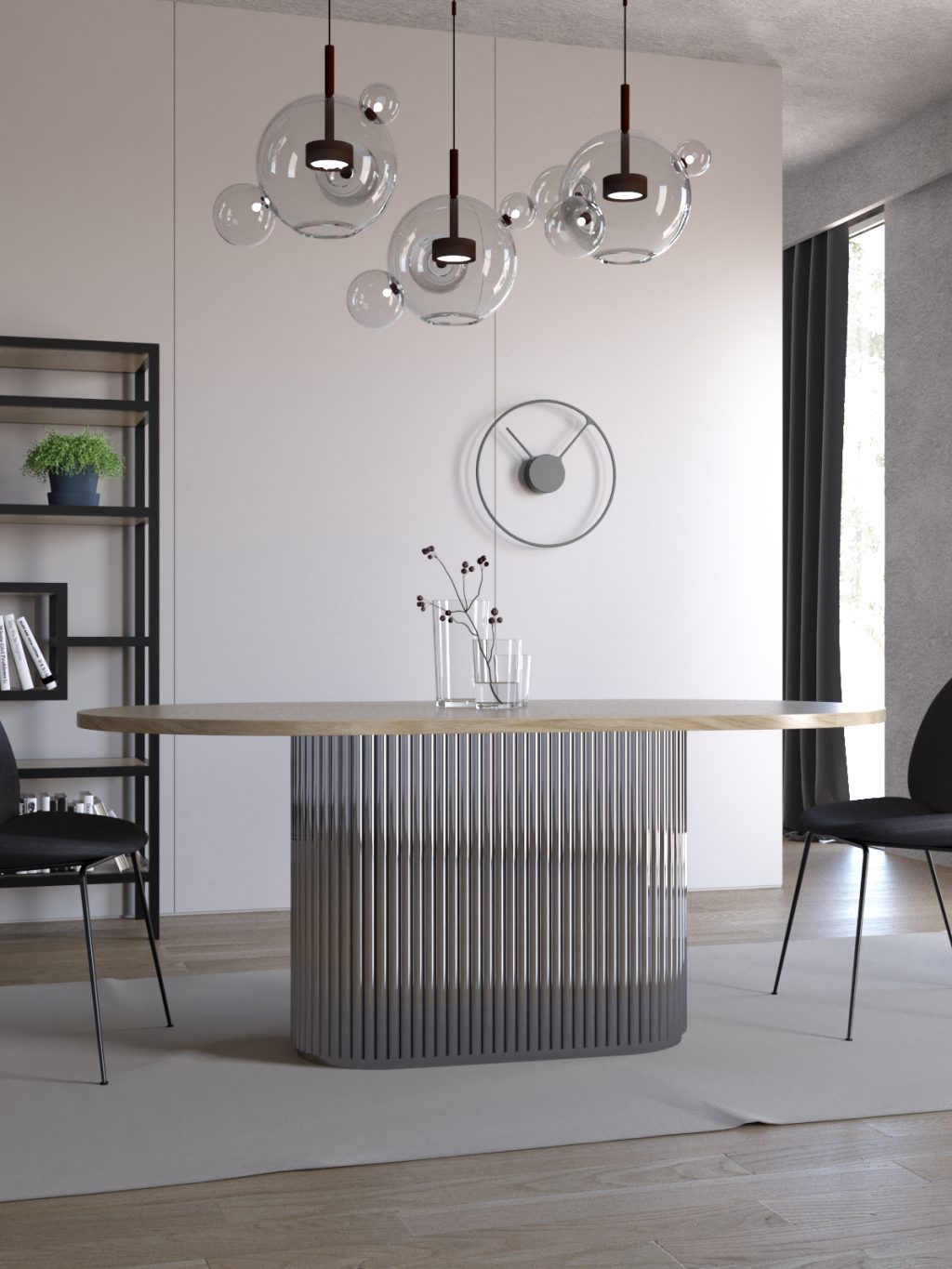 Podstawa ze stali nierdzewnej do stołu Torgo - obrazek 3