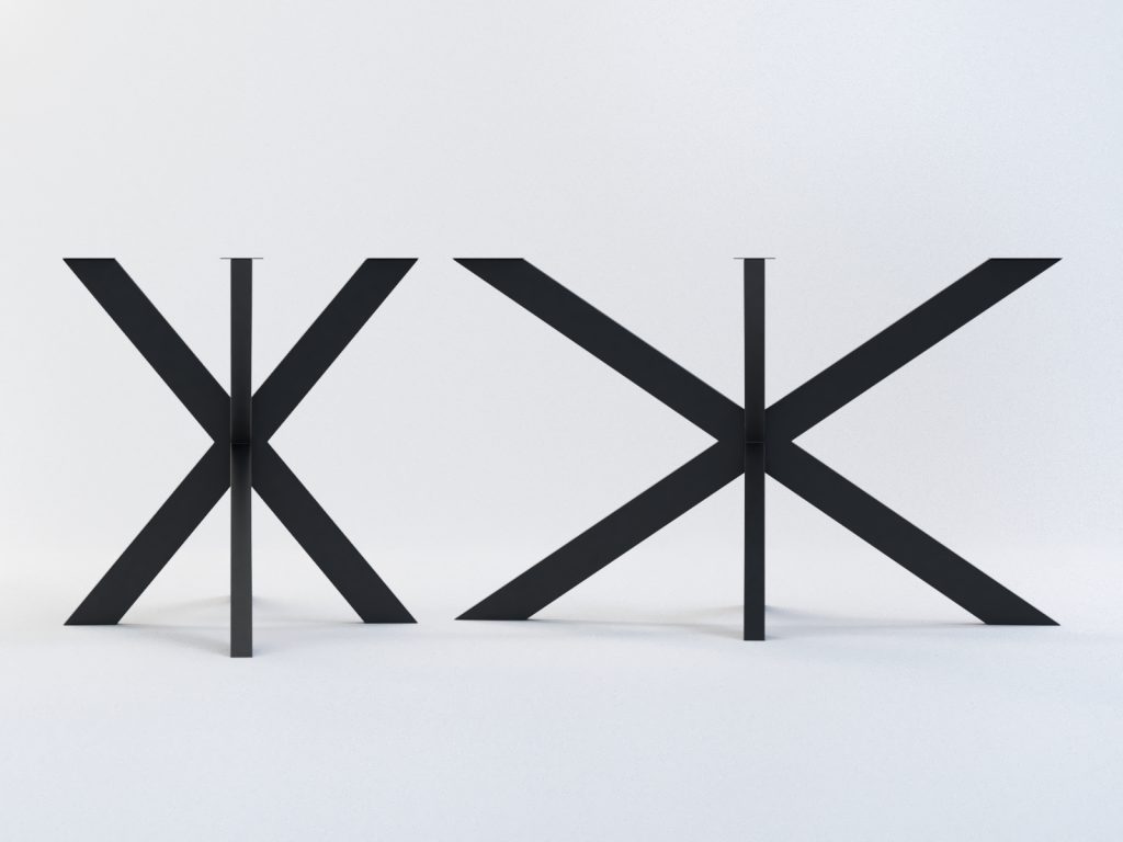 Noga metalowa do stołu Cross M - obrazek 4