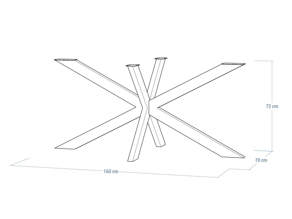 Podstawa do stołu Cross L - obrazek 5