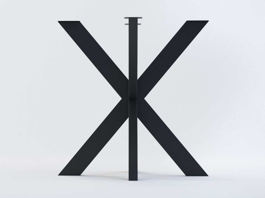 Noga metalowa do stołu Cross S - obrazek 3