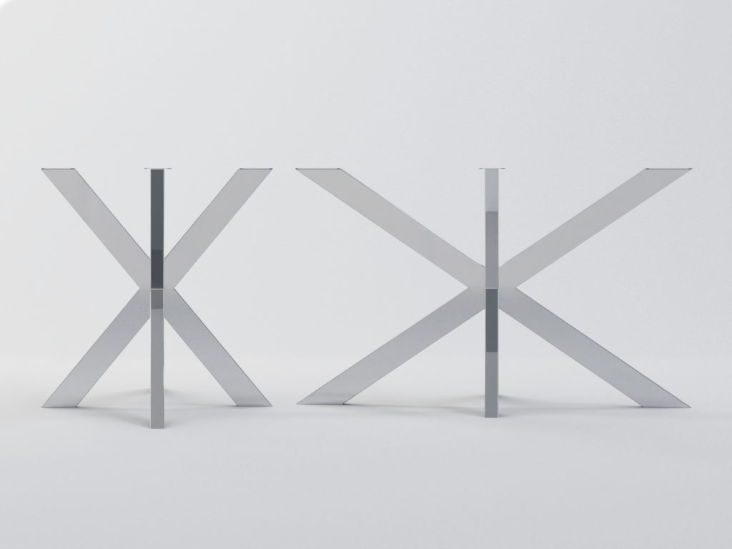 Noga ze stali nierdzewnej do stołu Cross M - obrazek 4