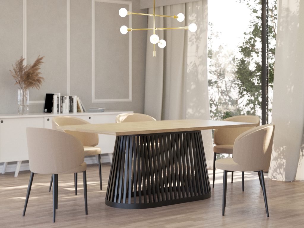 Podstawa metalowa do stołu Finno M - obrazek 3