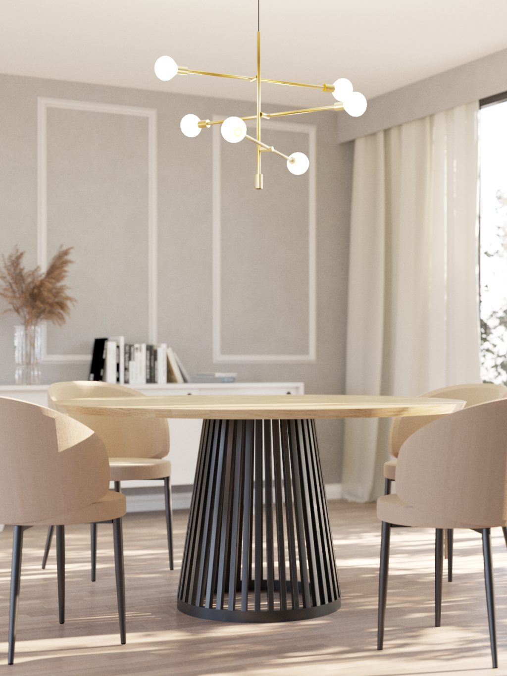 Podstawa metalowa do stołu Finno S - obrazek 3