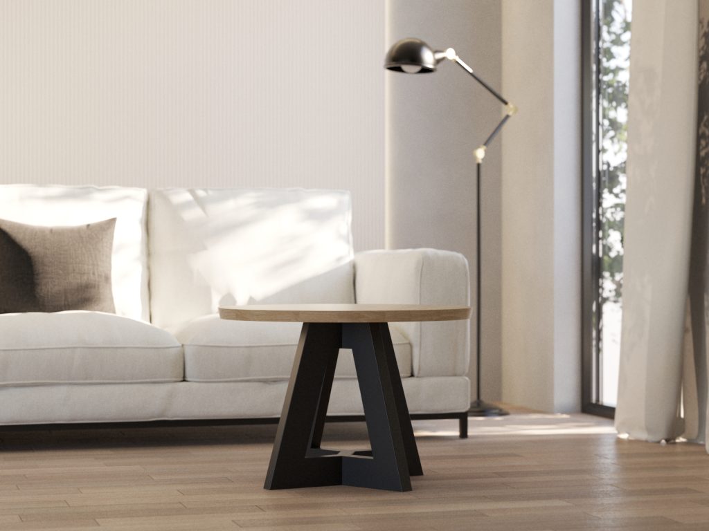 Podstawa metalowa do stolika Tiga S - obrazek 3