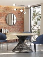 Noga metalowa do stołu Twist Loft - obrazek 4