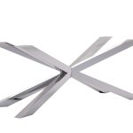 Noga do stołu ze stali nierdzewnej chrom Pająk XL