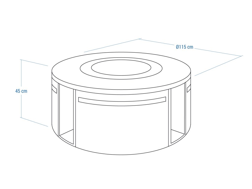 Palenisko ogrodowe Tabo - obrazek 4