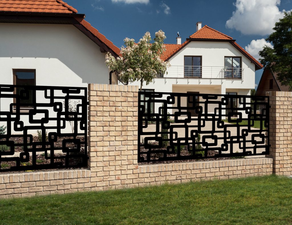 Panel ogrodzeniowy dekoracyjny GEO 03 - obrazek 2