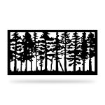 Panel ogrodzeniowy dekoracyjny NAT 04