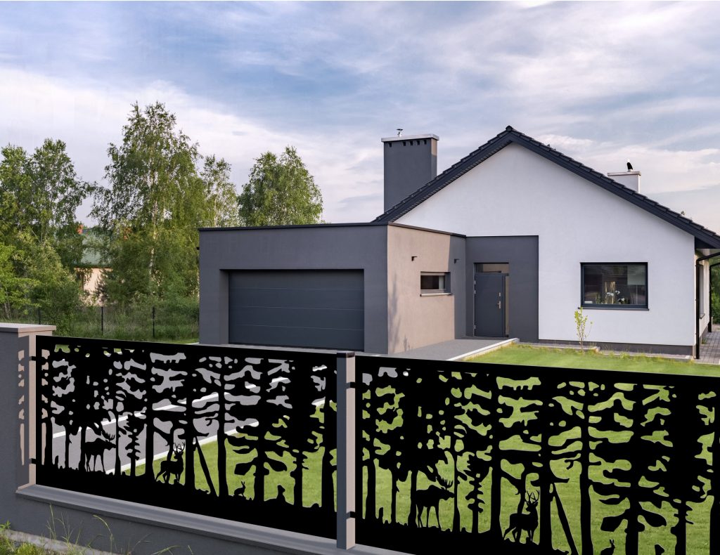 Panel ogrodzeniowy dekoracyjny NAT 05 - obrazek 2