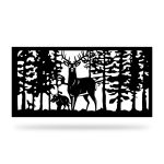 Panel ogrodzeniowy dekoracyjny NAT 06