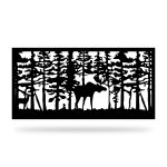 Panel ogrodzeniowy dekoracyjny NAT 07