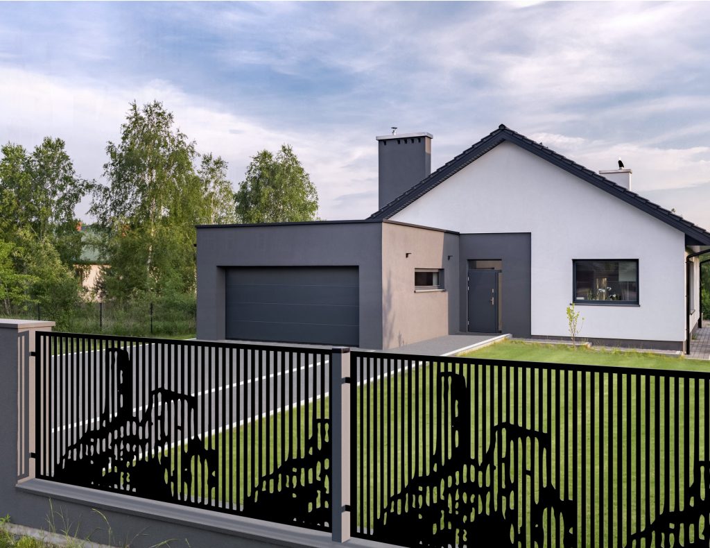 Panel ogrodzeniowy dekoracyjny NAT 25 - obrazek 2