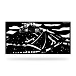 Panel ogrodzeniowy dekoracyjny NAT 28