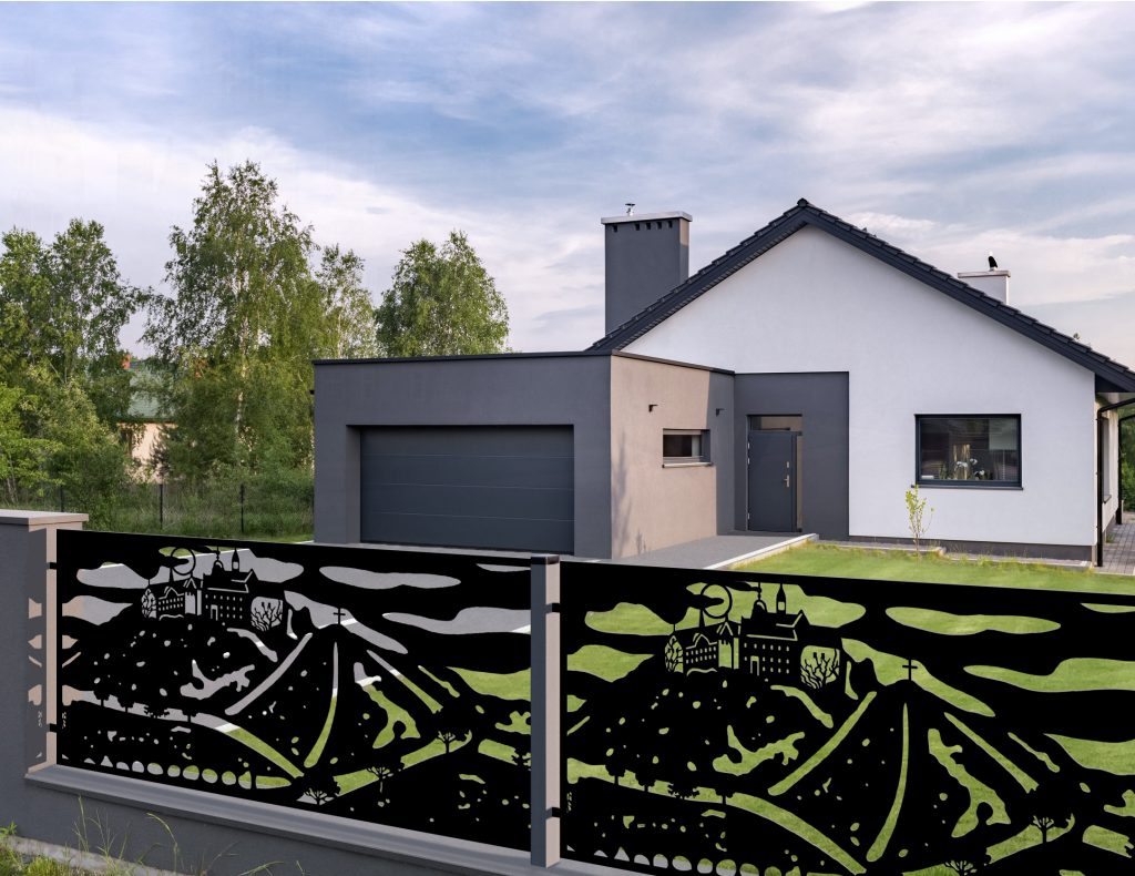 Panel ogrodzeniowy dekoracyjny NAT 28 - obrazek 2