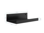 Półka metalowa łazienkowa 20 cm - obrazek 4