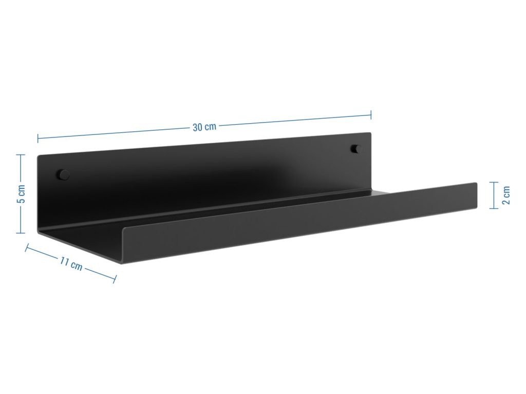 Półka metalowa łazienkowa 30 cm - obrazek 5