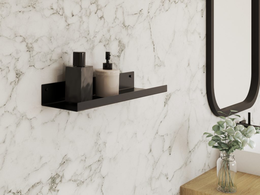 Półka metalowa łazienkowa 40 cm - obrazek 2