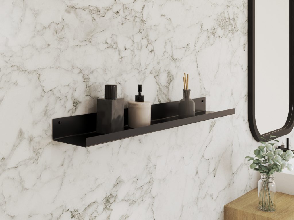 Półka metalowa łazienkowa 70 cm - obrazek 2