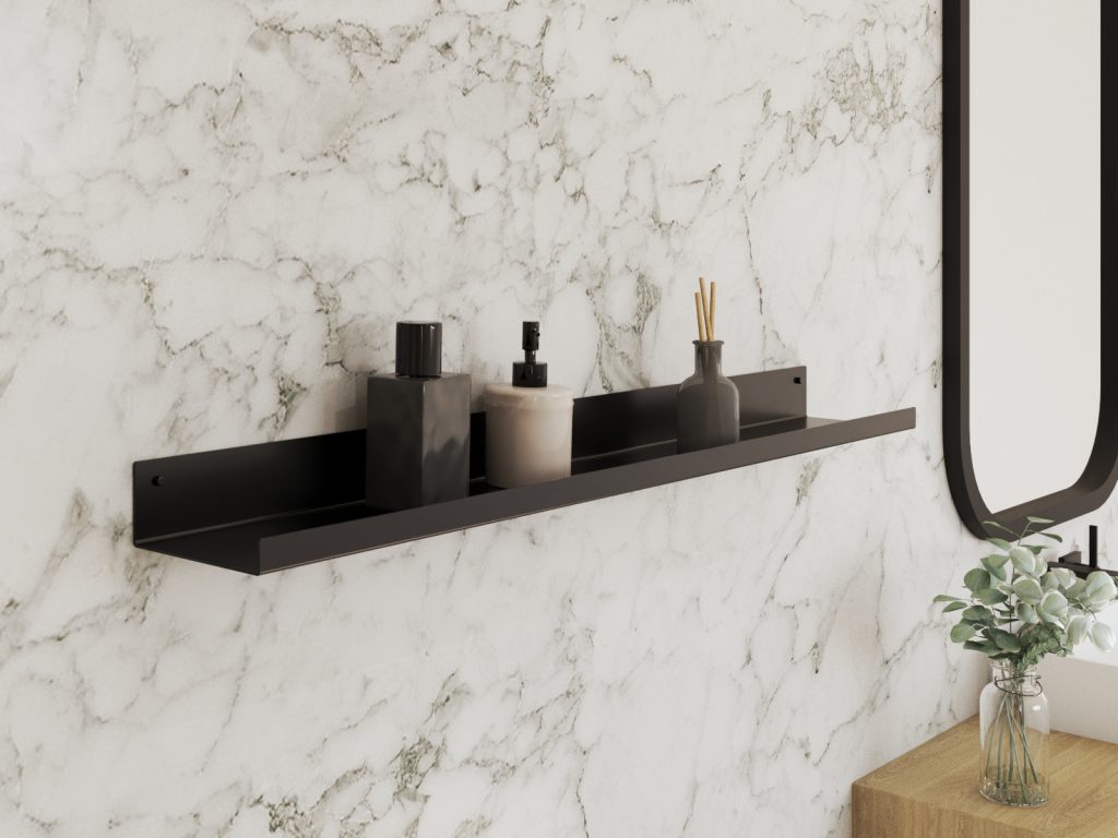 Półka metalowa łazienkowa 80 cm - obrazek 3