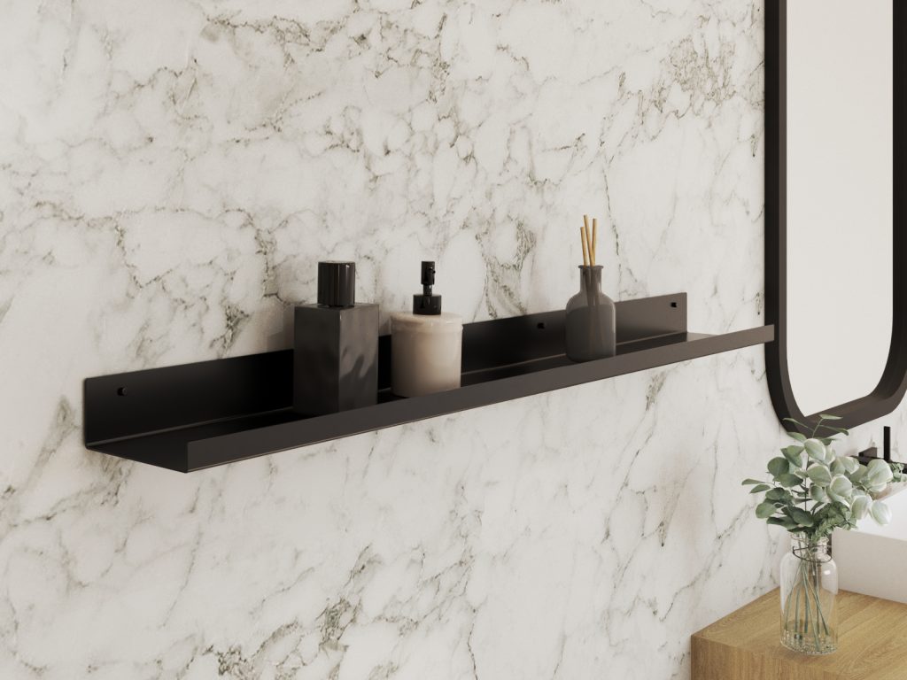 Półka metalowa łazienkowa 90 cm - obrazek 3