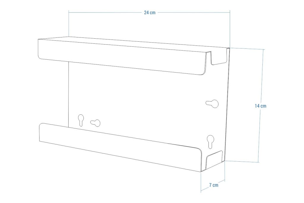 Metalowy uchwyt na chusteczki - obrazek 5