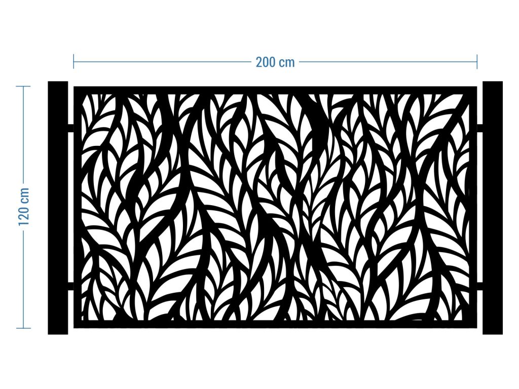 Przęsło ogrodzeniowe Alessia 200×120 cm - obrazek 2