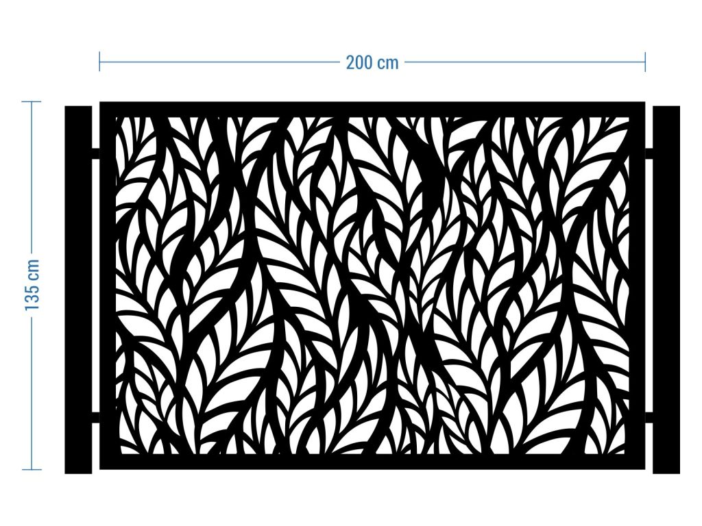 Przęsło ogrodzeniowe Alessia 200×135 cm - obrazek 2