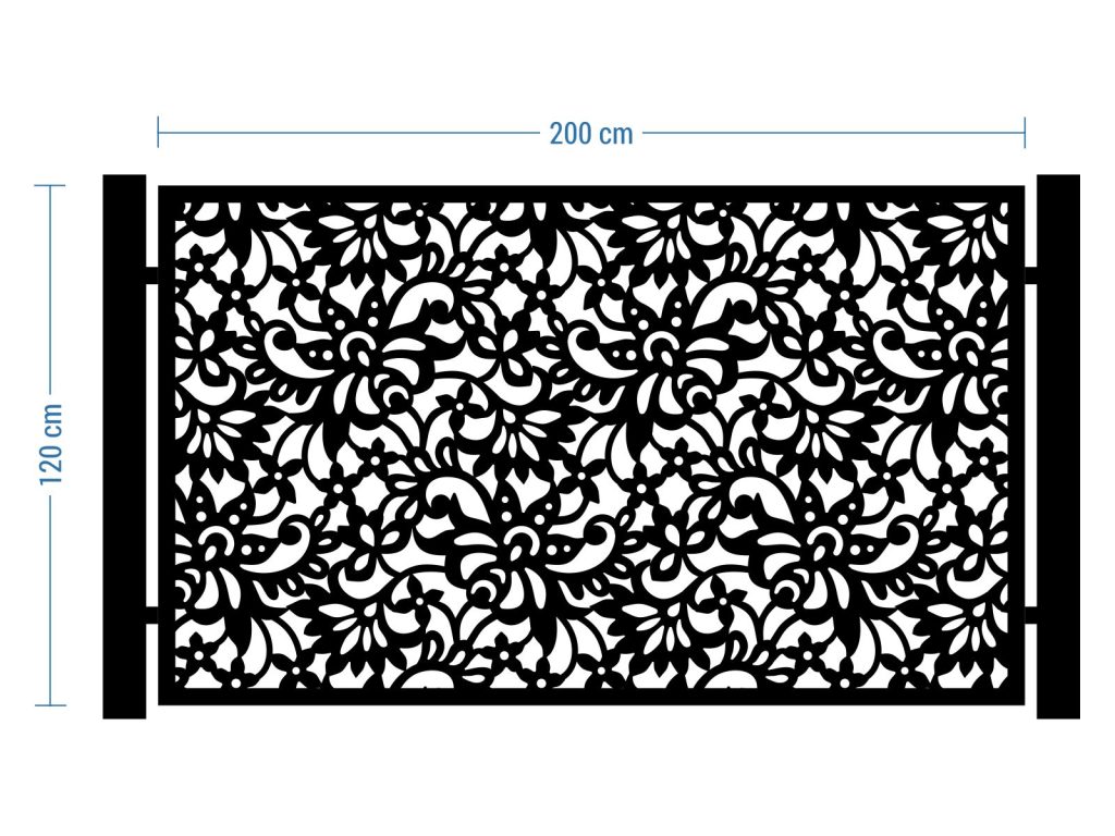 Przęsło ogrodzeniowe Nicola 200×120 cm - obrazek 2