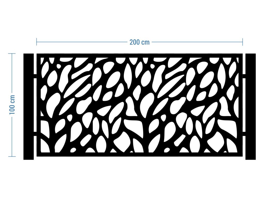 Przęsło ogrodzeniowe Anastasia 200×100 cm - obrazek 2