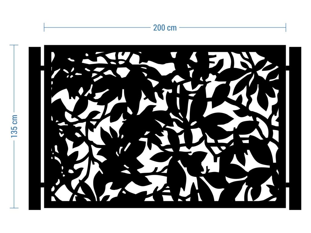 Przęsło ogrodzeniowe Aurora 200×135 cm - obrazek 2