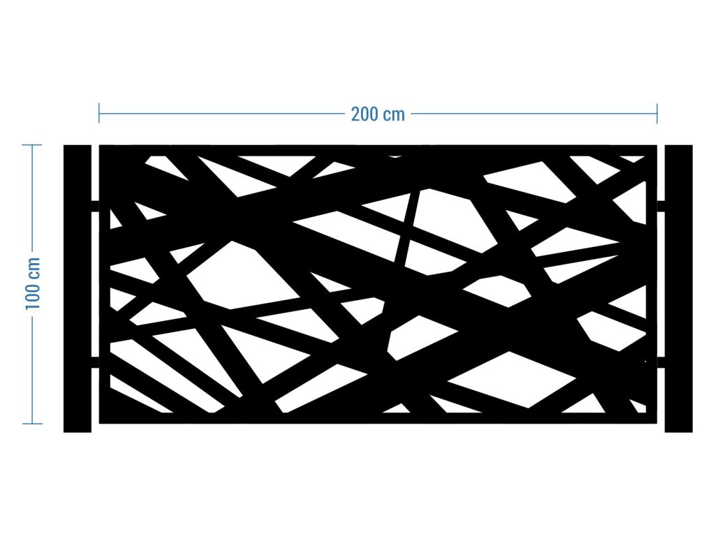 Przęsło ogrodzeniowe Elisa 200×100 cm - obrazek 3