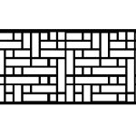 Przęsło ogrodzeniowe Claudia 200×100 cm