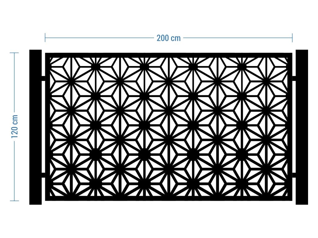 Przęsło ogrodzeniowe Perla 200×120 cm - obrazek 2