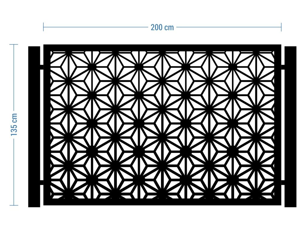Przęsło ogrodzeniowe Perla 200×135 cm - obrazek 2